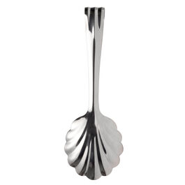 Silver shell bread tongs