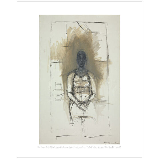 Alberto Giacometti Caroline (mini print)