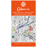 Monsters giant paper tablecloth colouring sheet