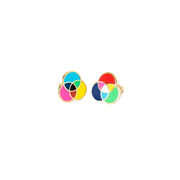 RGB and CMYK earrings