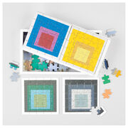 Josef Albers wooden puzzle set
