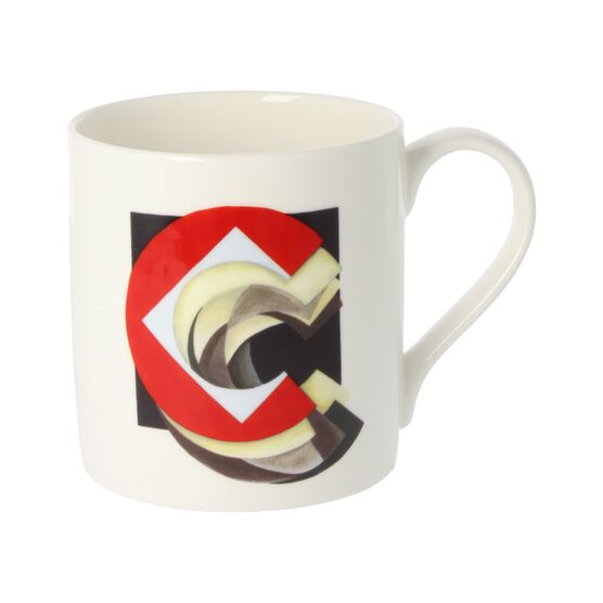 Alphabet of art mug - C