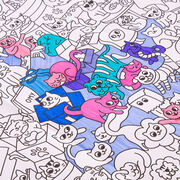 Kitty giant colouring poster
