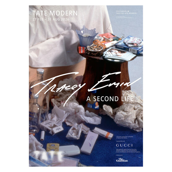 Tracey Emin: A Second Life exhibition poster (My Bed)