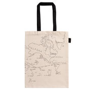 Surrealist Map tote bag