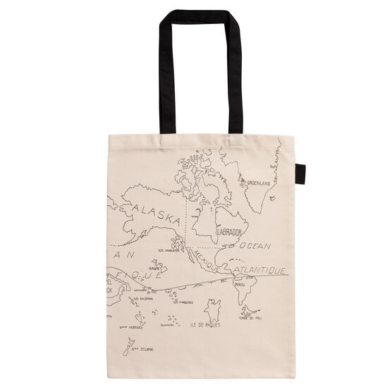 Surrealist Map tote bag