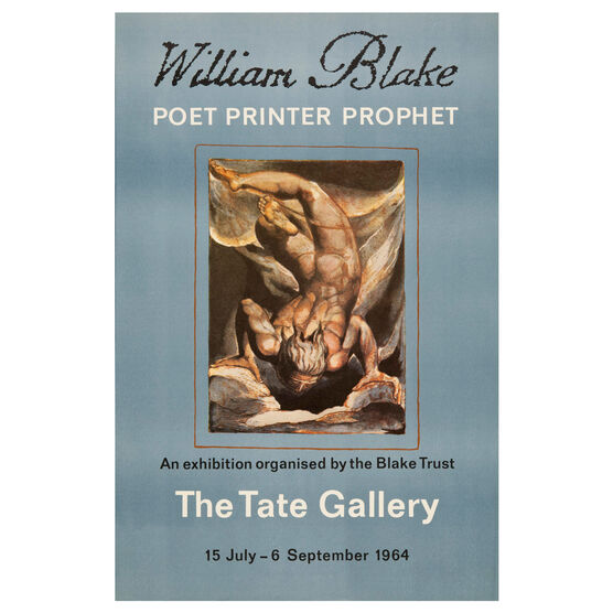 William Blake 1964 vintage poster