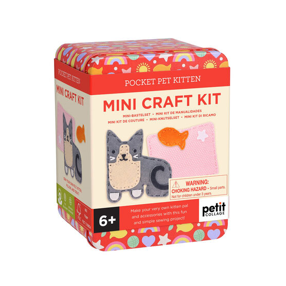 Mini kitten craft tin