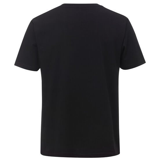 Black back of t-shirt