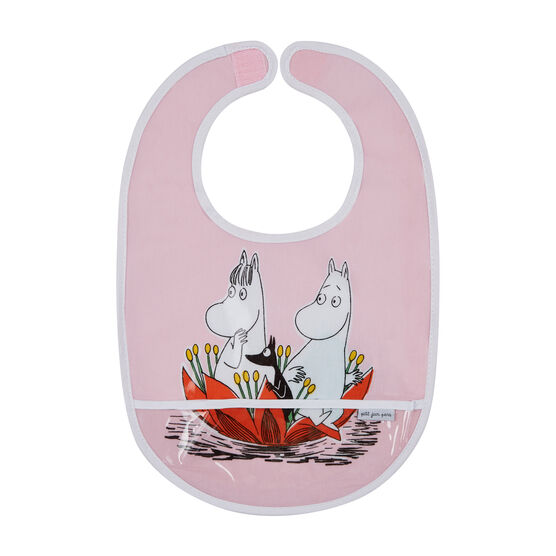 Pink Moomin bib