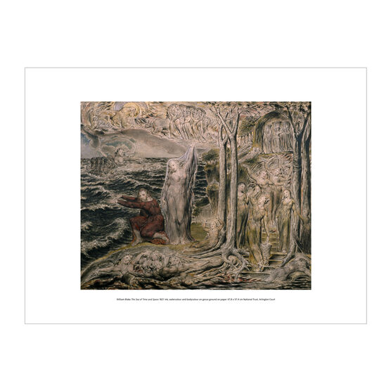William Blake The Sea of Time and Space exhibition print