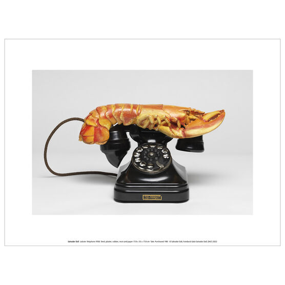 Salvador Dalí Lobster Telephone art print