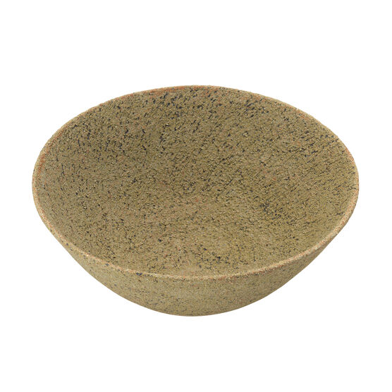 Textured natural ceramic bowl