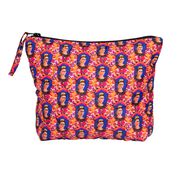 Frida Kahlo quilted zip pouch