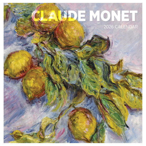 Claude Monet 2026 wall calendar