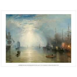 JMW Turner Keelmen Heaving in Coals Moonlight art print