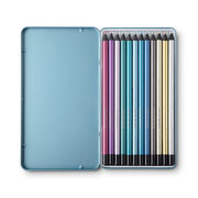 Metallic colouring pencil set