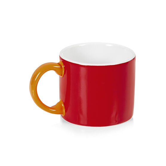 Jansen red espresso cup