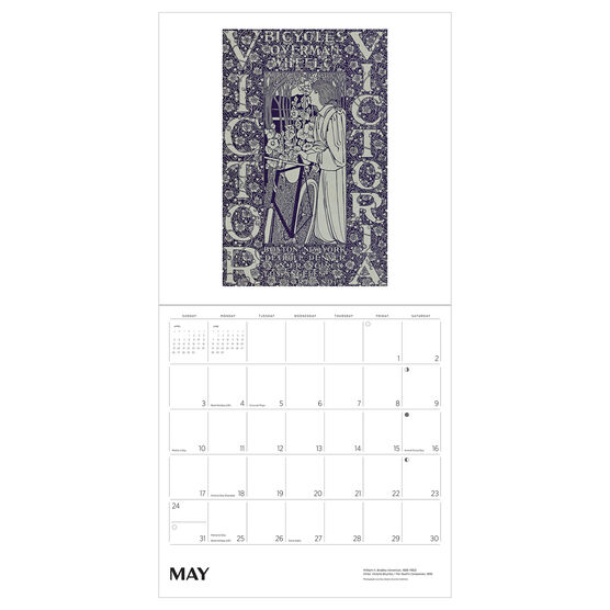 Bicycles Vintage Posters 2026 wall calendar