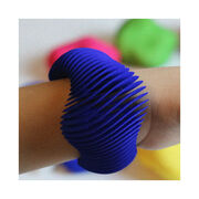 Blue Helix 3D printed bracelet