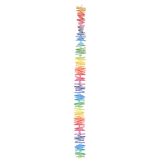 Spektral multicoloured garland