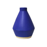 Blue diamond vase