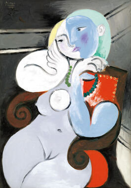 Pablo Picasso: Nude Woman in a Red Armchair