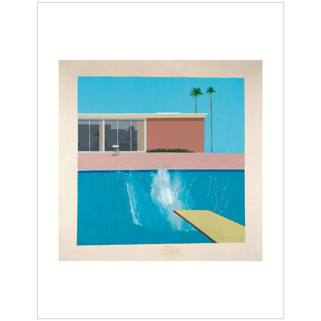 David Hockney A Bigger Splash, 1967 ポスター A Bigger Splash', David Hockney, 1967 | Tate