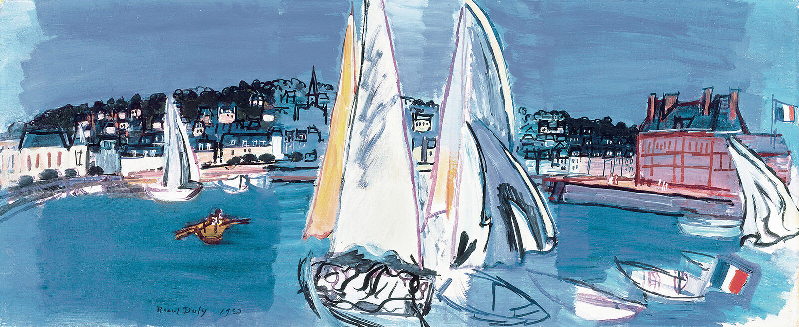 Dufy、Port at Deauville、希少画集画、新品額付 s-l400.jpg