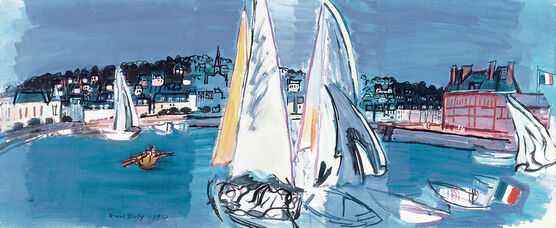 Raoul Dufy: Deauville, Drying the Sails