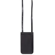 Recycled leather crossbody phone holder