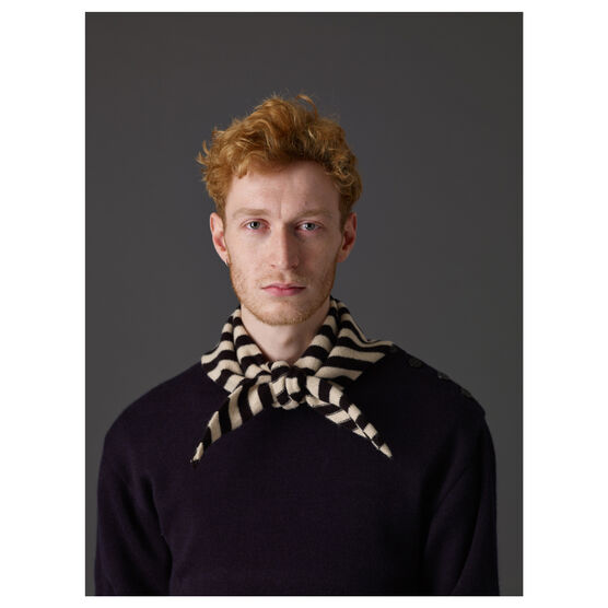 Striped triangle neckerchief