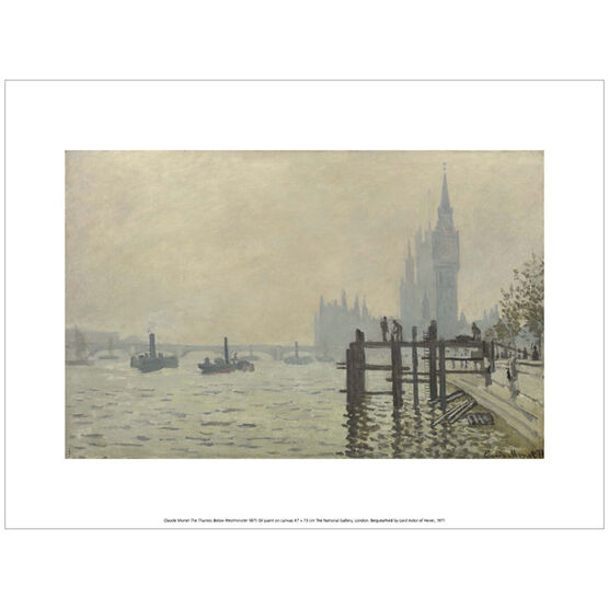 Monet: The Thames Below Westminster (exhibition print)