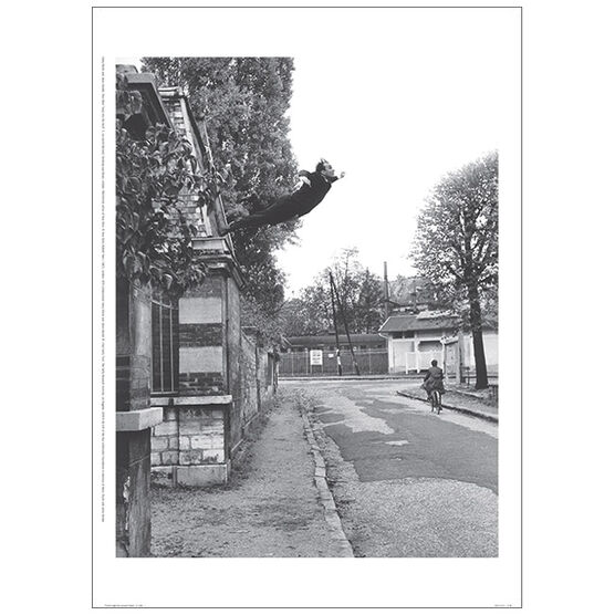 Yves Klein Saut dans le Vide poster