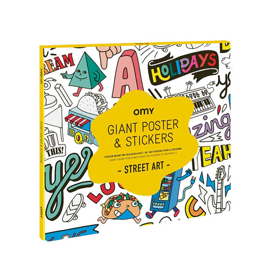 Street Art poster and sticker set
