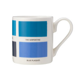 The Colours of London blue mug