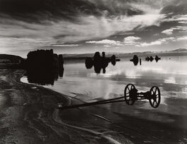 Brett Weston: Untitled (Wagon, Mono Lake, California)