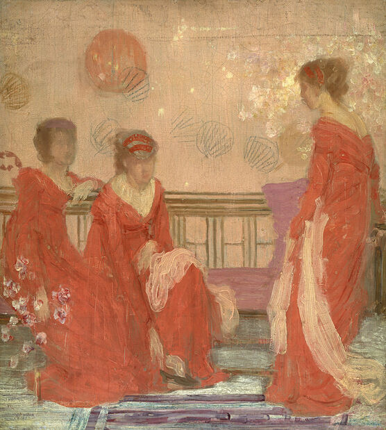 James McNeill Whistler: Harmony in Flesh Colour and Red