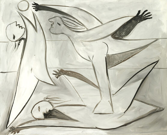 Pablo Picasso: Bathers with Beach Ball