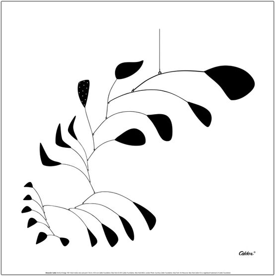 Alexander Calder Vertical Foliage (screenprint)