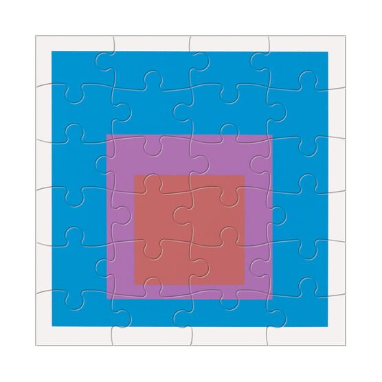 Josef Albers wooden puzzle set