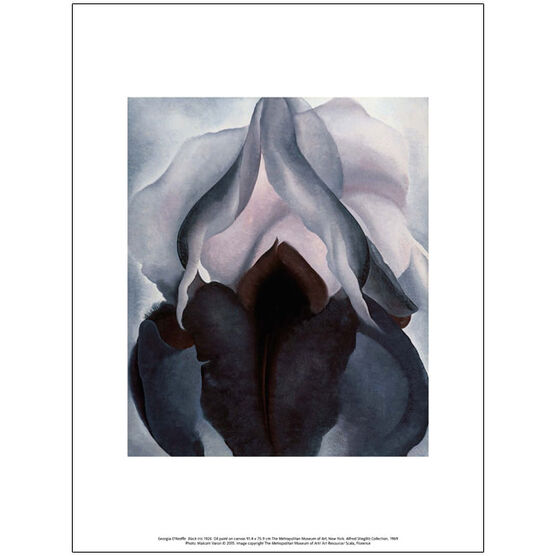 Georgia O'Keeffe Black Iris (exhibition print)
