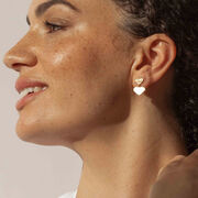 Belle gold drop earrings
