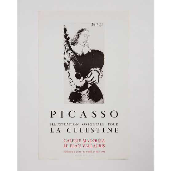 Picasso Illustration Originale Pour La Célestine 1975 rare vintage poster