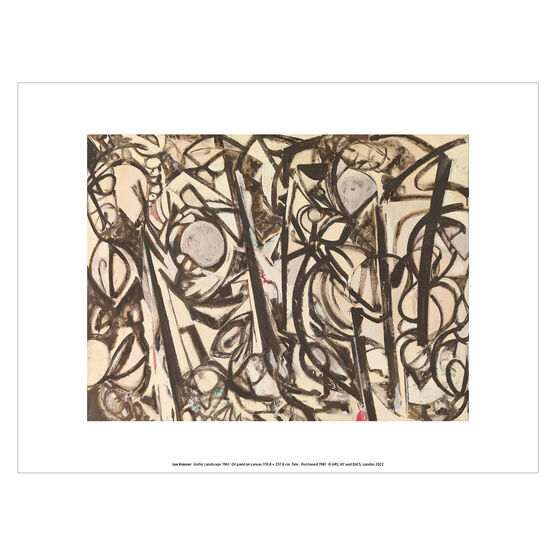 Lee Krasner Gothic Landscape art print