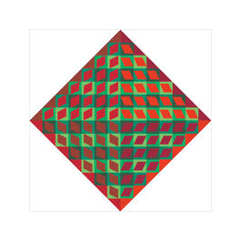 Victor Vasarely Banya Christmas cards (pack of 6)