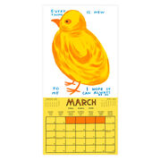 David Shrigley 2026 wall calendar