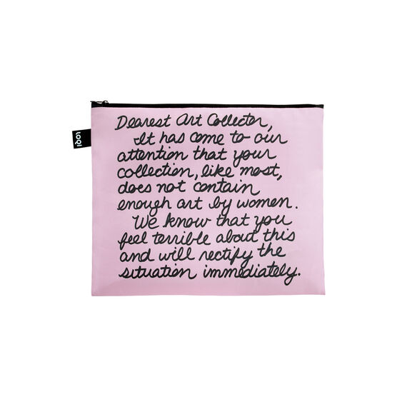Guerrilla Girls set of 3 zip pockets