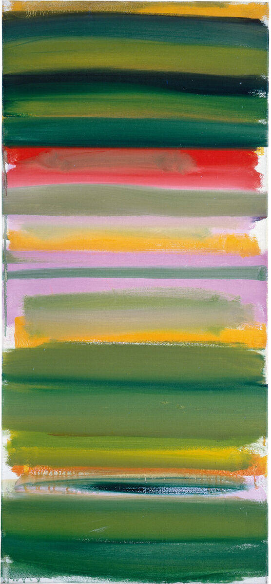 Patrick Heron: Green and Mauve Horizontals