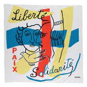 Fernand Léger Freedom, Peace, Solidarity scarf